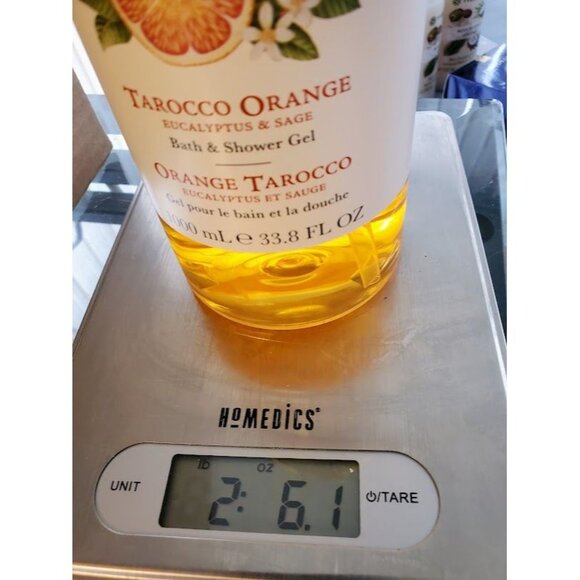 Crabtree & Evelyn Tarocco Orange Eucalyptus & Sage Bath & Shower Gel 33.8 fl oz - Picture 3 of 3